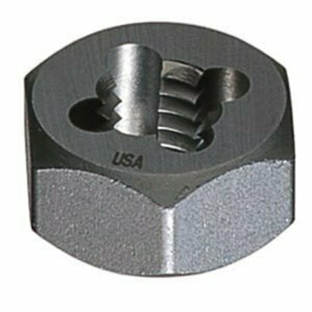 CHAMPION CUTTING TOOL 3mm-.6 - CS30M Metric Hexagon Rethreading Die, .6 TPI, Contractor Series, Carbon Steel CHA CS30M-3X.6